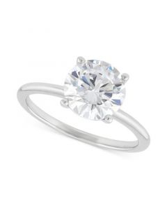 IGI Certified Lab Grown Diamond Solitaire Engagement Ring (2-1/2 ct. t.w.) in 14k White Gold or 14k Gold & White Gold