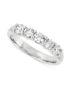 IGI Certified Lab Grown Diamond Band (1 ct. t.w.) in 14k White Gold