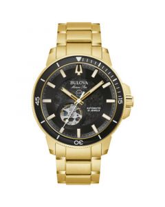 Men's Automatic Marine Star Series C Gold-Tone Stainless Steel Bracelet Watch 45mm