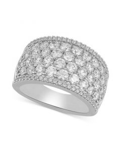 Diamond Pavé Band (3 ct. t.w.) in 10k White Gold