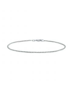 Rope Link Chain Bracelet in Sterling Silver, Created for Macy's