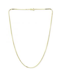 Square Snake Link 16" Chain Necklace in 18k Gold-Plated Sterling Silver, Created for Macy's