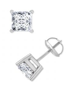 Diamond Earrings (3 ct. t.w.) in 14k White Gold