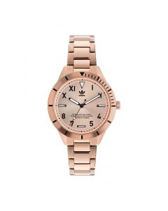 Unisex Three Hand Edition Three Small Rose Gold-Tone Stainless Steel Bracelet Watch 36mm