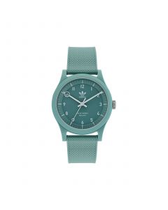 Unisex Solar Project One Green Resin Strap Watch 39mm