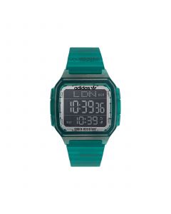 Unisex Gmt Digital One Gmt Green Resin Strap Watch 47mm