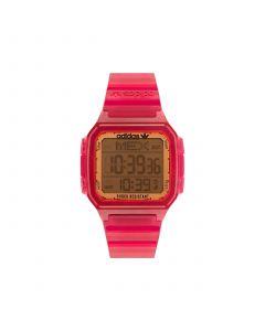 Unisex Gmt Digital One Gmt Pink Resin Strap Watch 47mm