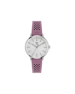 Unisex Three Hand Code One Small Pink Silicone Strap Watch 35mm