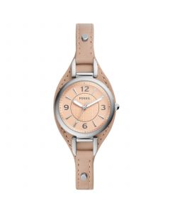 Women's Carlie Nude Leather Strap Watch, 28mm