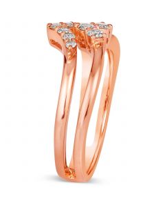 Ring Featuring (1/3 ct. t.w.) Nude Diamonds™ Set in 14K Rose Gold