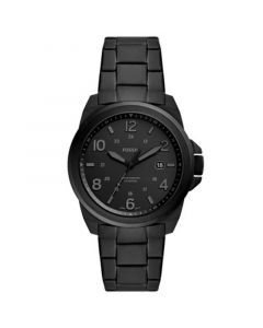 Men's Bronson Black Stainless Steel Bracelet Watch, 40mm