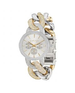 Women's Chronograph Two-Tone Metal Alloy Bracelet Watch 38mm