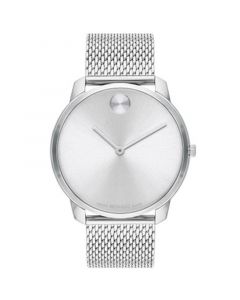 Men's Swiss Bold Thin Stainless Steel Mesh Bracelet Watch 42mm