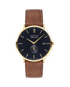 Men's Heritage Tan Genuine Leather Strap Watch 40mm