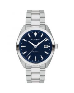 Unisex Swiss Heritage Datron Stainless Steel Bracelet Watch 39mm