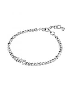 Sterling Silver Logo Chain Bracelet