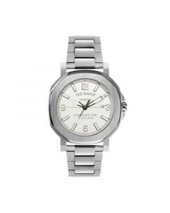 Men's Actonn Silver-Tone Stainless Steel Bracelet Watch 44mm