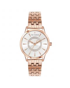 Women's Fitzrovia Charm Rose Gold-Tone Stainless Steel Bracelet Watch 34mm