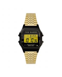 Unisex Ted 80's Gold-Tone Stainless Steel Bracelet Watch 35.5mm