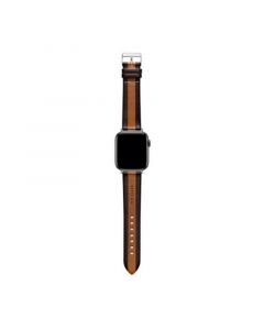 Men's Ted Logo Multicolor Leather Strap