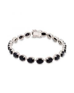 Truffle Sapphire Oval Flex Bracelet (20 ct. t.w.) in Sterling Silver