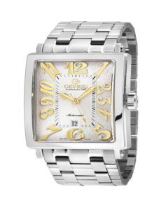 Men's Avenue of Americas Swiss Automatic Silver-Tone Stainless Steel Bracelet Watch 44mm