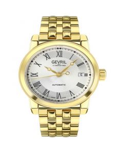 Men's Madison Swiss Automatic Gold-Tone Stainless Steel Bracelet Watch 39mm