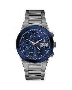 Men's Chronograph Modern Millennia Stainless Steel Bracelet Watch 41mm