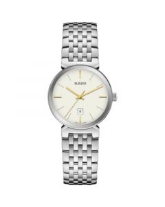 Florence Men's Silver-Tone Stainless Steel Bracelet Watch 30mm