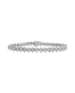 Diamond Twist Link Tennis Bracelet (1 ct. t.w.) in 10k White or 10k Yellow Gold, Created for Macy's