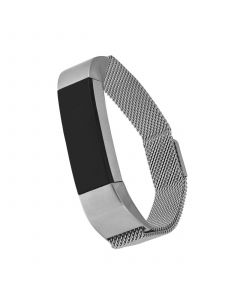 Silver-Tone Stainless Steel Mesh Band Compatible with the Fitbit Alta and Fitbit Alta Hr