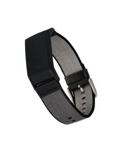 Black Premium Woven Nylon Band Compatible with the Fitbit Charge 3 and 4