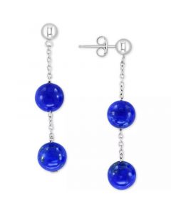 EFFY® Onyx Bead Chain Drop Earrings in Sterling Silver (Also available in Lapis)