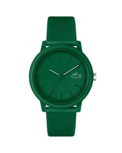 Men's L.12.12 Green Silicone Strap Watch 42mm