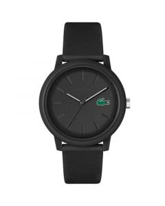 Men's L.12.12 Black Silicone Strap Watch 42mm