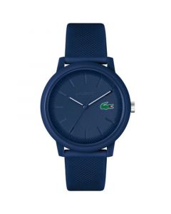 Men's L.12.12 Blue Silicone Strap Watch 42mm