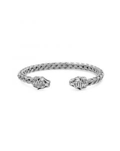 Braided Wire Tiger Head Bracelet