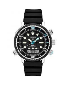 Men's Automatic Analog Digital Prospex Black Rubber Strap Watch 47mm