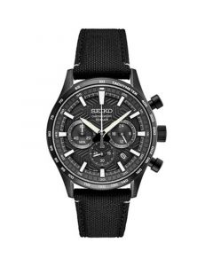 Men's Chronograph Essentials Black Nylon Strap Watch 43mm