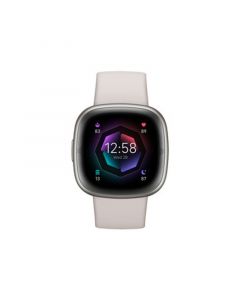 Sense 2 Lunar White Platinum Smartwatch, 39mm