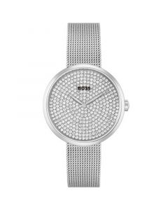 Women's Praise Silver-Tone Stainless Steel Bracelet Watch, 36mm