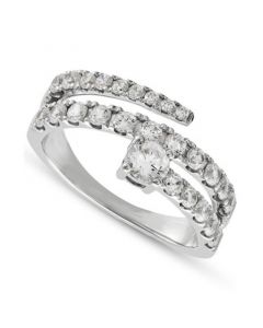 Lab Grown Diamond Coil Ring (1-1/4 ct. t.w.) in 14k White Gold