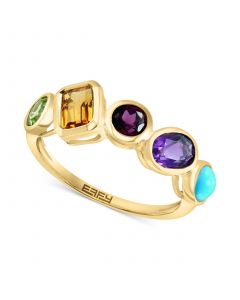 EFFY® Multi-Gemstone Bezel Statement Ring (1-7/8 ct. t.w.) in 14k Gold