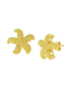 Beaded Starfish Stud Earrings in 14k Gold, Created for Macy's