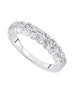 Diamond Band (1 ct. t.w.) in Platinum