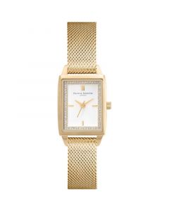 Women's Quartz Gold-Tone Stainless Steel Mesh Watch 25.5mm x 20.5mm