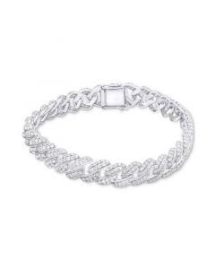 Lab Grown Diamond Link Bracelet (6-1/4 ct. t.w.) in 14k White Gold