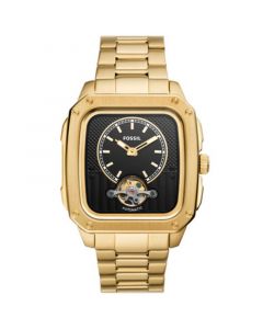 Men's Inscription Automatic Gold-Tone Stainless Steel Bracelet Watch, 42mm