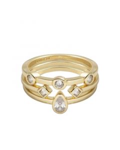 Louise Piece Stackable Ring Set