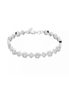 Milou Bezel Set Crystal Bracelet